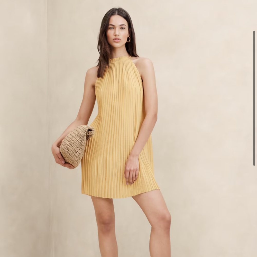 Banana Republic PLEATED MINI DRESS